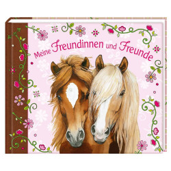 Meine Freundinnen und Freunde   Eintragbuch Pferdefreunde, 96 Seiten, ab 5 Jahren