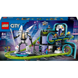 LEGO® City 60421 Achterbahn mit Roboter Mech