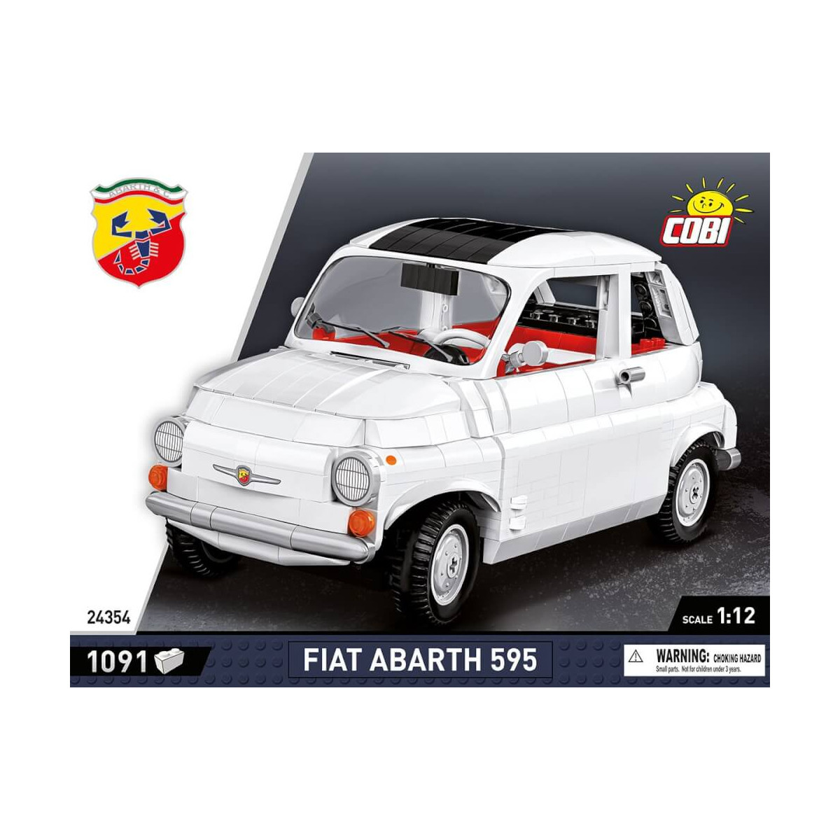 Cobi 24354 1965 Fiat 500 Abarth