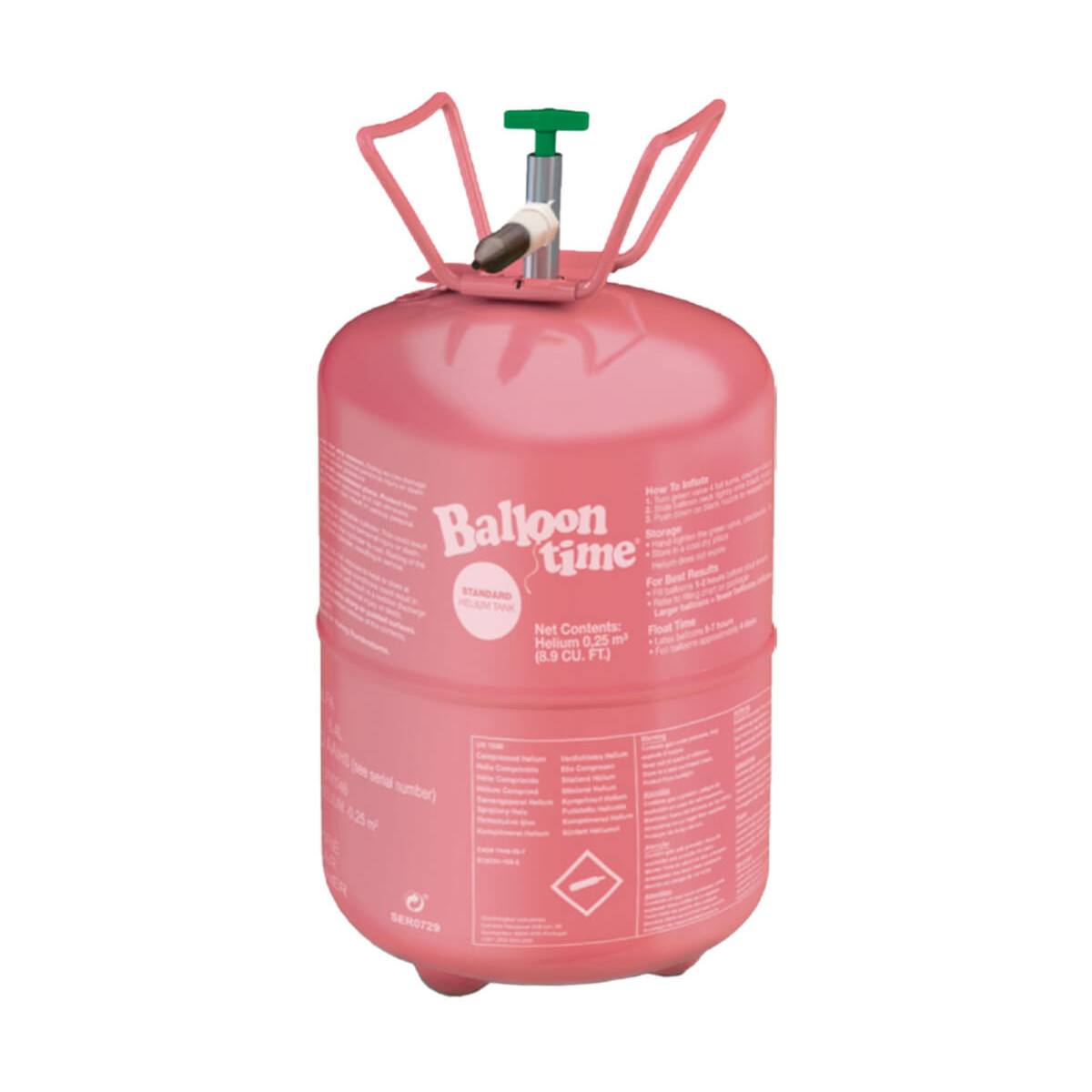 Ballon Gas Helium Kanister klein