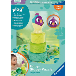 Ravensburger 4857 play  Baby Stapel Puzzle: Vogelnest