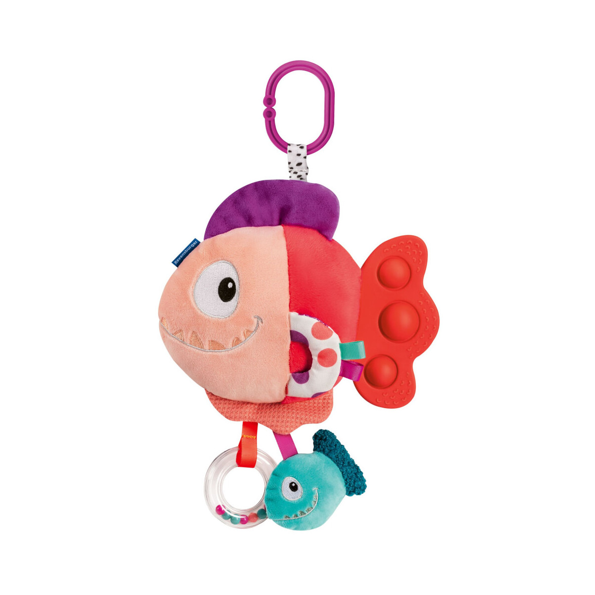 Ravensburger 4871 play  Pop it Piranha (rot)