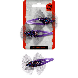 Haarclips Spinne   Fledermaus