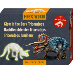 Ausgrabungsset - Nachtleuchtender Triceratops - T-Rex World