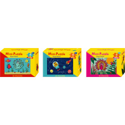 Mini-Puzzle (54 Teile) Bunte Geschenke, sort.