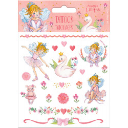 Glitzer-Tattoos Prinzessin Lillifee (Schwan)