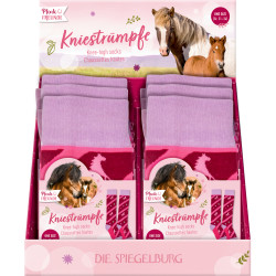 Kniestrümpfe, one size (Gr.31-34) - Pferdefreunde