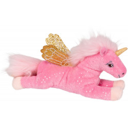 Glitzer-Beanie, rosa - Einhorn-Paradies