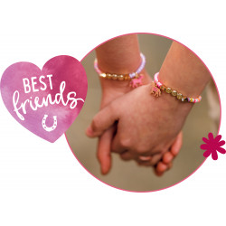 Freundschafts-Armbänder Best friends - Pferdefreunde