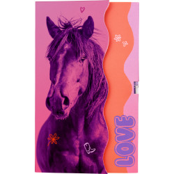 Haftnotizen mit Mini-Gelstift - I LOVE HORSES