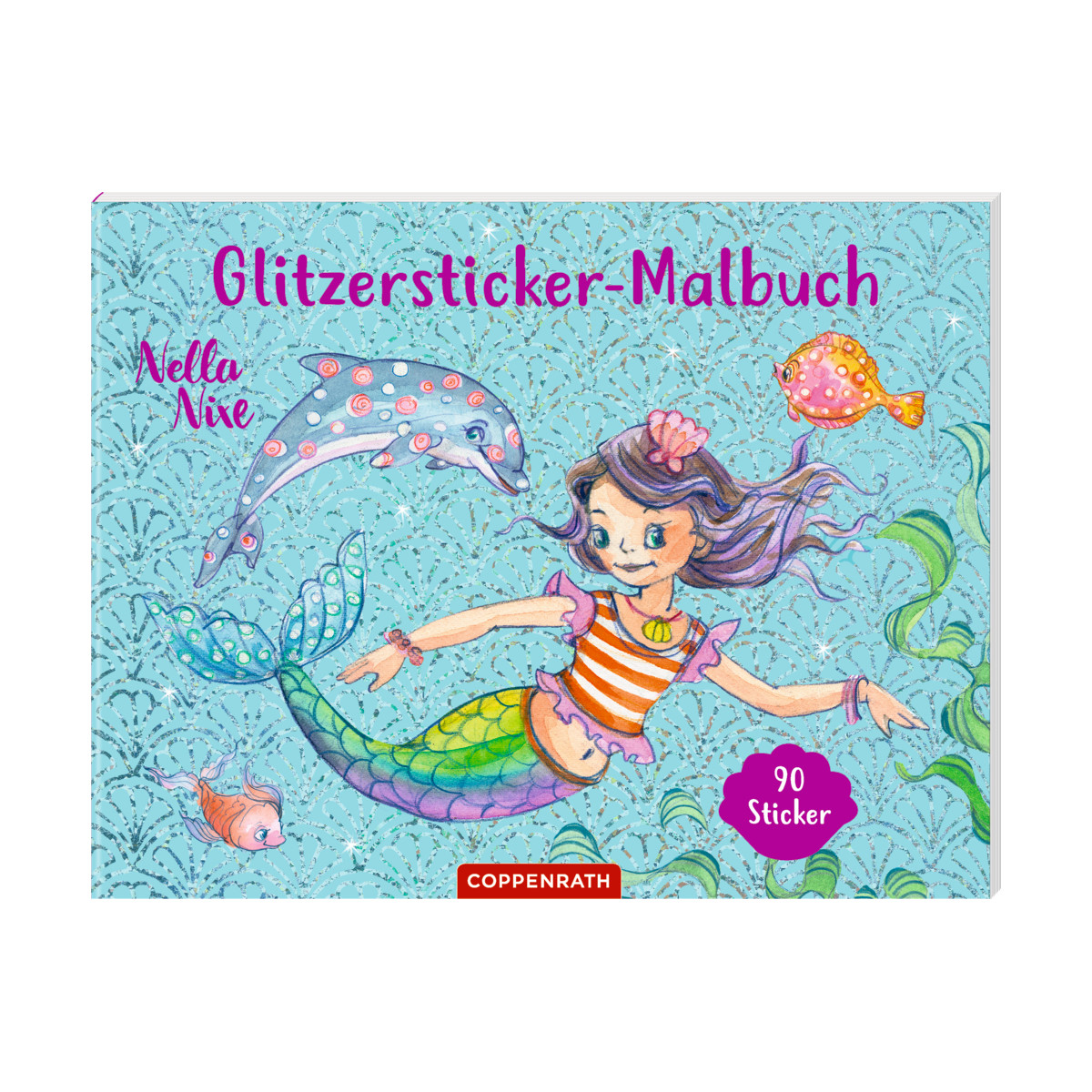 Nella Nixe: Glitzersticker-Malbuch