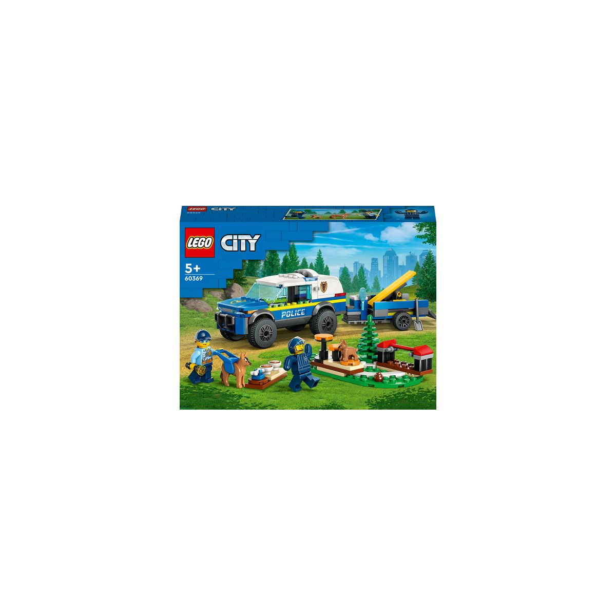 LEGO City 60369 Mobiles Polizeihunde Training