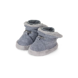 Baby Schuh silber mel. Gr.18