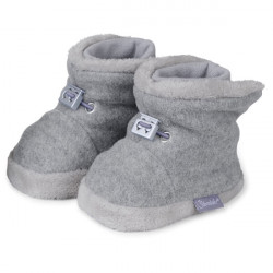 Baby Schuh silber mel. Gr.20