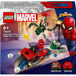 LEGO® Marvel Super 76275 Motorrad Verfolgungsjagd: Spider Man vs. Doc Ock