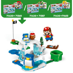 LEGO® Super Mario 71430 Schneeabenteuer mit Familie Pinguin   Erweiterungsset