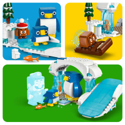 LEGO® Super Mario 71430 Schneeabenteuer mit Familie Pinguin   Erweiterungsset