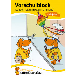 Vorschulblock   Konzentration und Wahrnehmung ab 5 Jahre. Ab 5 Jahre.