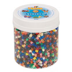 Hama® Bügelperlen Dose Volltonmix 3.000 Perlen