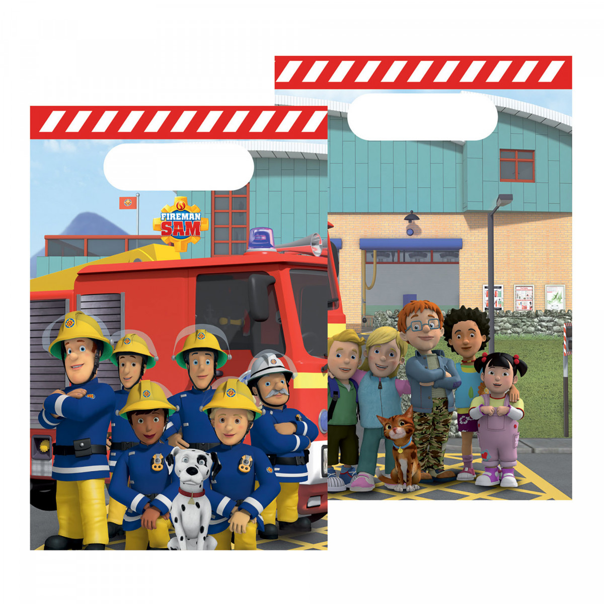 8 Partytüten Fireman Sam