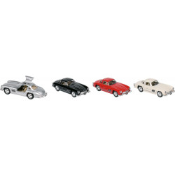 12177Mercedes Benz 300SL Coupé (1954), Spritzguss,1:36, L12,8cm sortiert (1 Stück)
