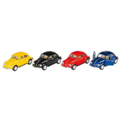 Volkswagen Käfer (1967), Spritzguss, 1:32, L 13 cm sortiert (1 Stück)