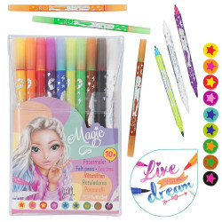 TOPModel Magic Doppelfasermaler Set, 10 Stifte