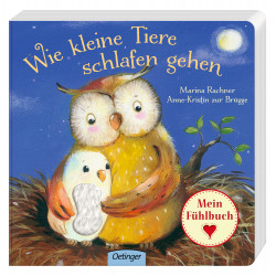 Wie kleine Tiere schlafen gehen. Mein Fühlbuch