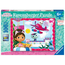 Ravensburger 12001053 Puzzle Katzenabenteuer! 100 Teile XXL