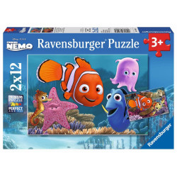 Ravensburger Kinderpuzzle   07556 Nemo der kleine Ausreißer   Puzzle für Kinder ab 3 Jahren, Disney