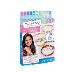 Make it real - Regenbogen Glitzer Armbänder - 1206-FLE