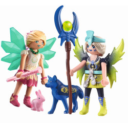 PLAYMOBIL 71236 Crystal  und Moon Fairy mit Seelentieren