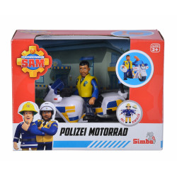 Sam Polizei Motorrad mit Figur