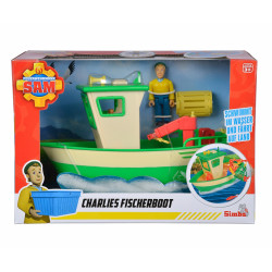 Sam Charlies Fischerboot mit Figur