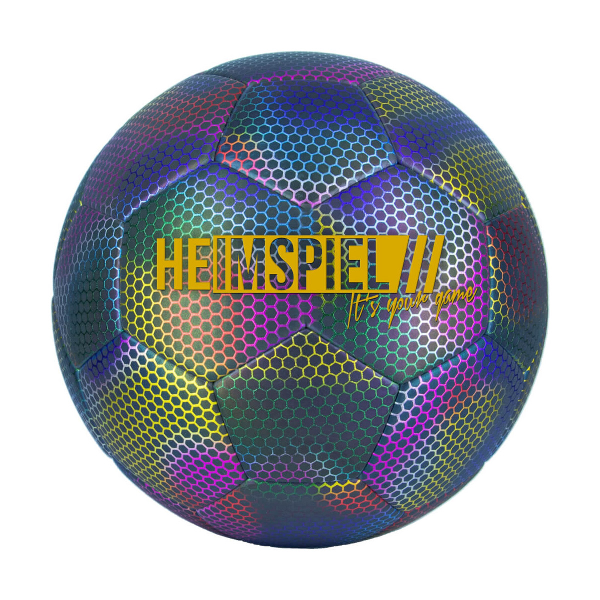 XTREM TOYS & SPORTS   HEIMSPIEL Reflecty Fußball Größe 5, aufgeblasen in Box