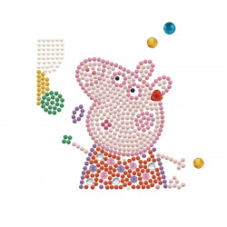 Diamond Painting Peppa Pig Seifenblasen