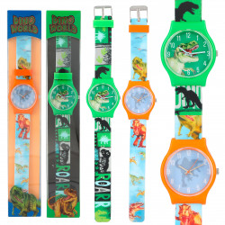 Dino World Silikon Armbanduhr