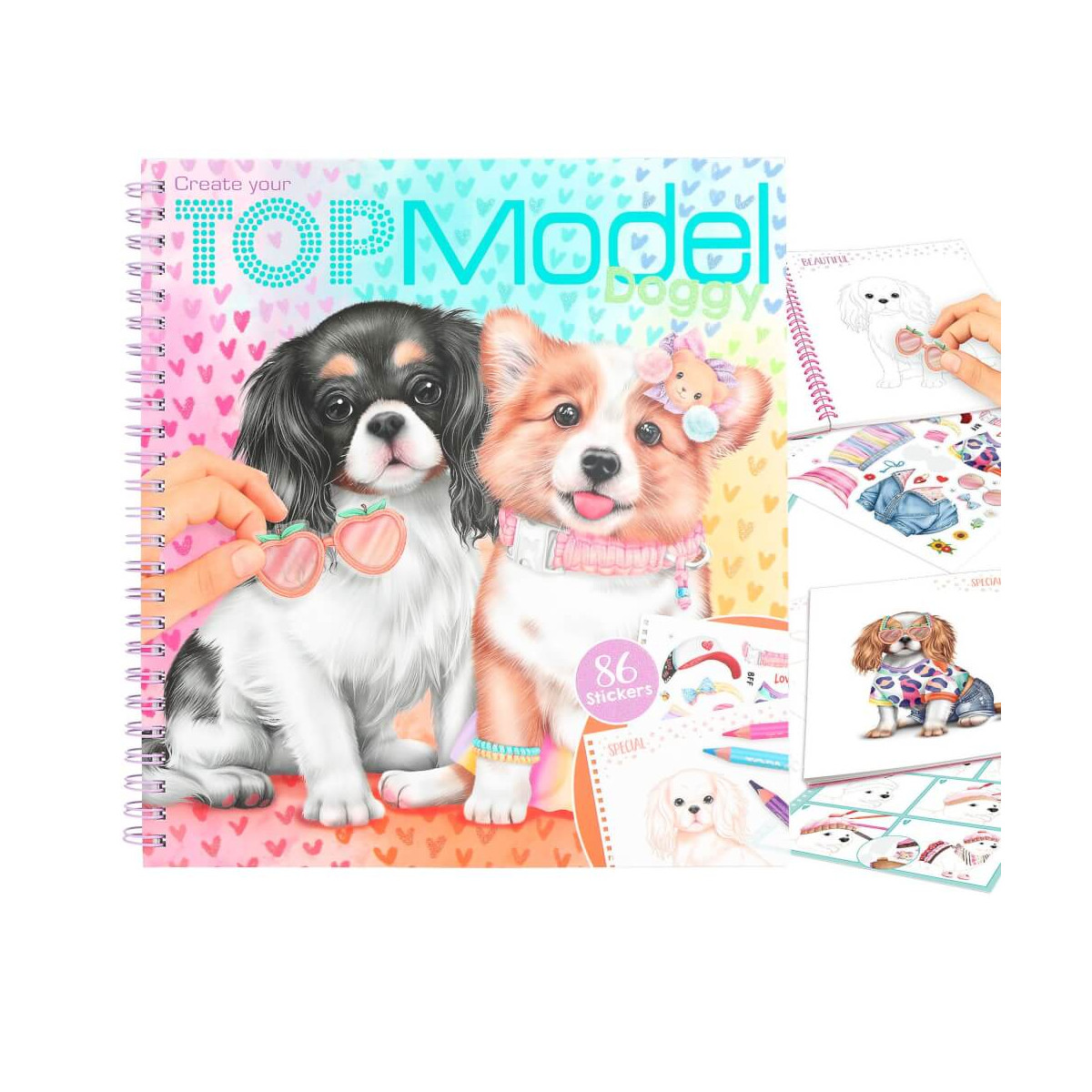 Create your TOPModel Doggy Malbuch