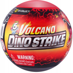 5 SURPRISE Dino Strike Vulkano, sortiert