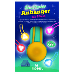Leuchtende Anhänger aus Silikon