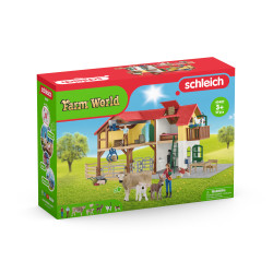 schleich® Farm World 42407 Bauernhaus mit Stall und Tieren