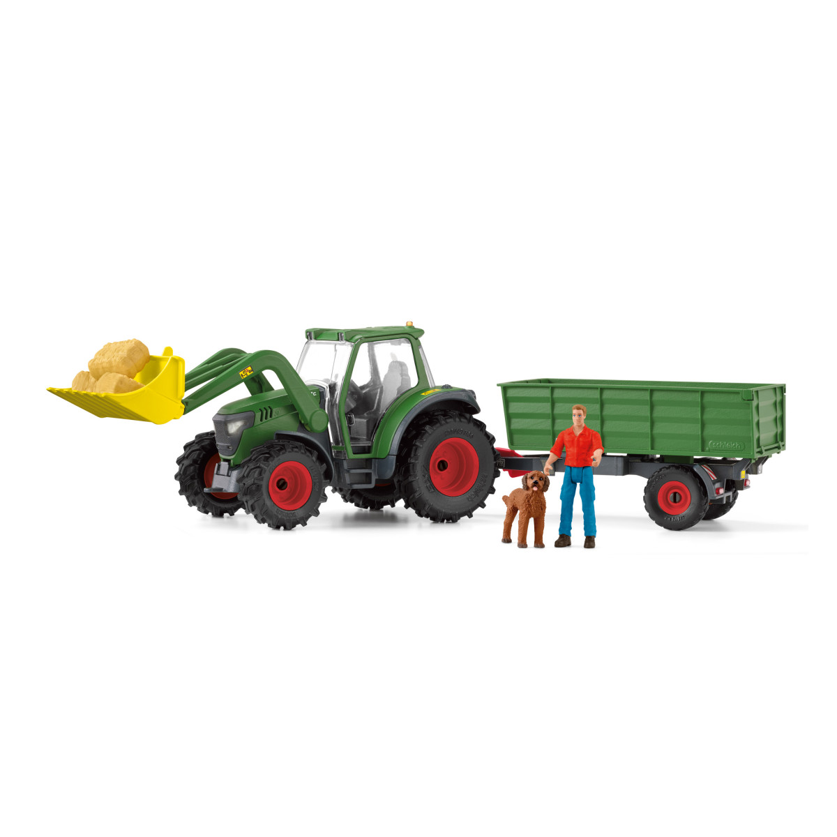 schleich® FARM WORLD 42608 Traktor mit Anhänger