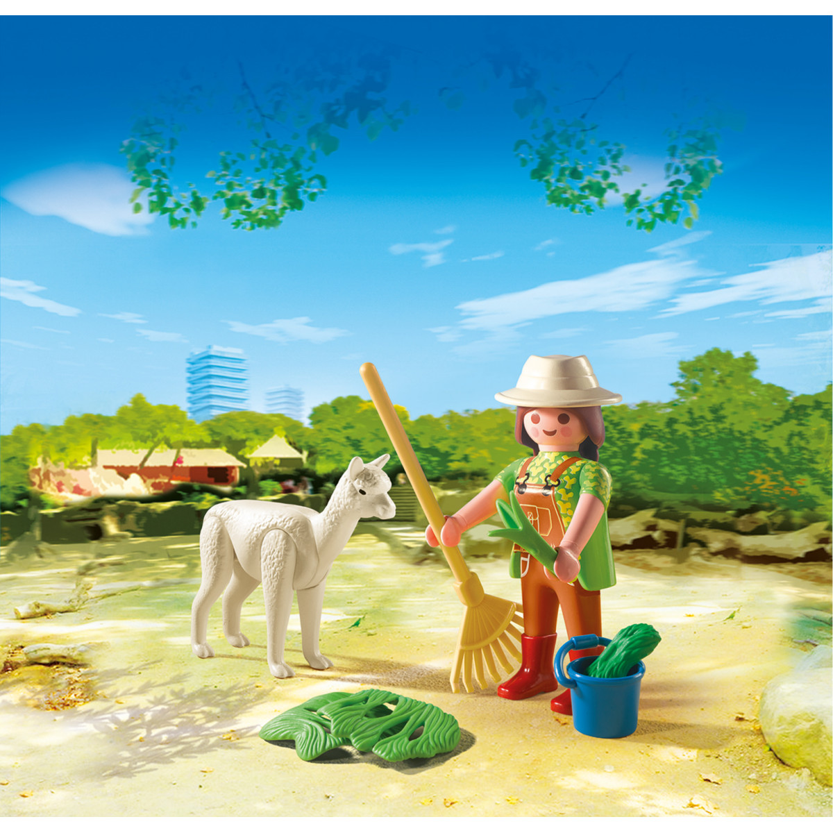 PLAYMOBIL 4944 Tierpflegerin mit Alpaka