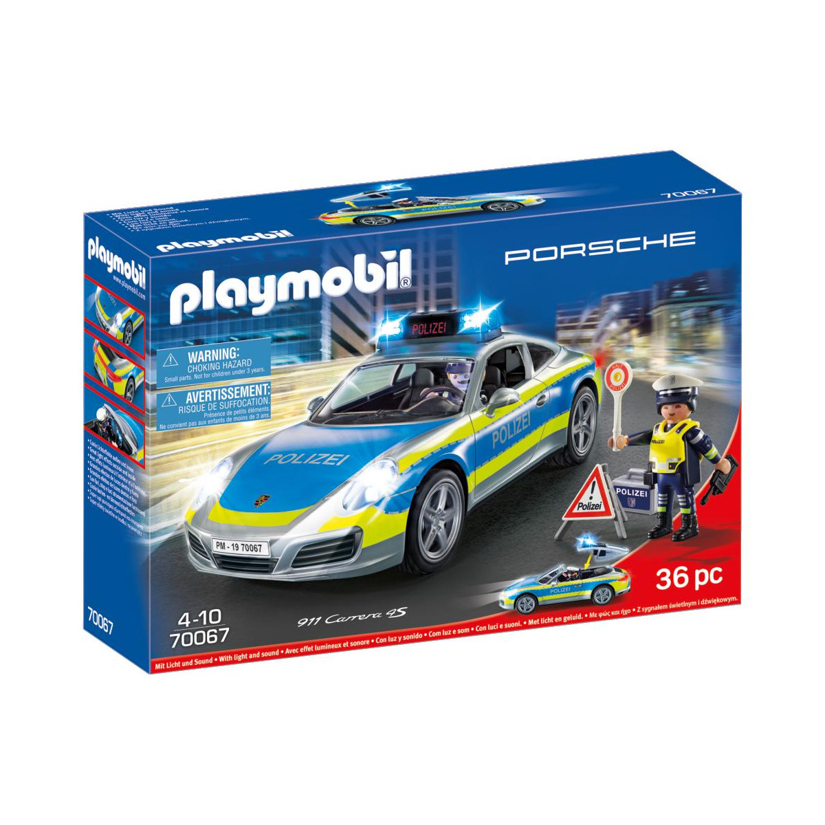 PLAYMOBIL 70067 Porsche 911 Carrera 4S Polizei