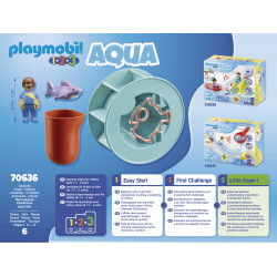 PLAYMOBIL 70636 Wasserwirbelrad mit Babyhai