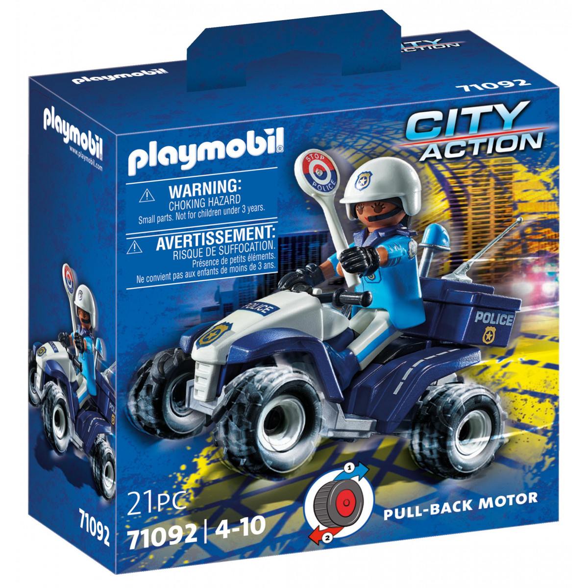 PLAYMOBIL 71092 Polizei Speed Quad