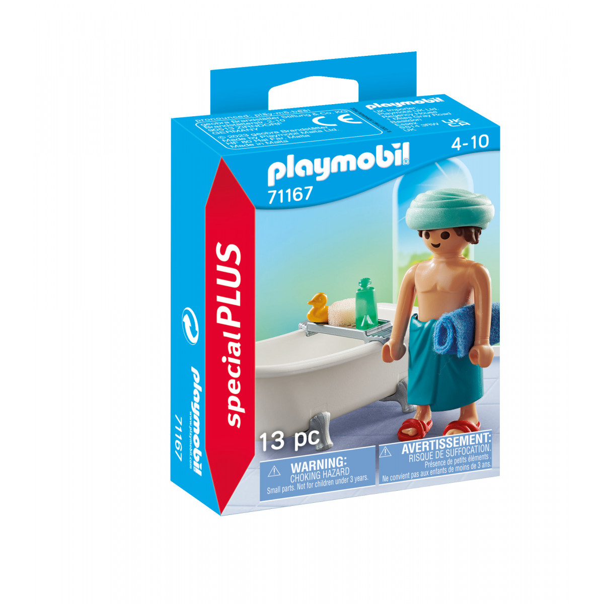 PLAYMOBIL 71167 Mann in der Badewanne