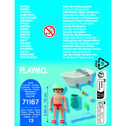 PLAYMOBIL 71167 Mann in der Badewanne