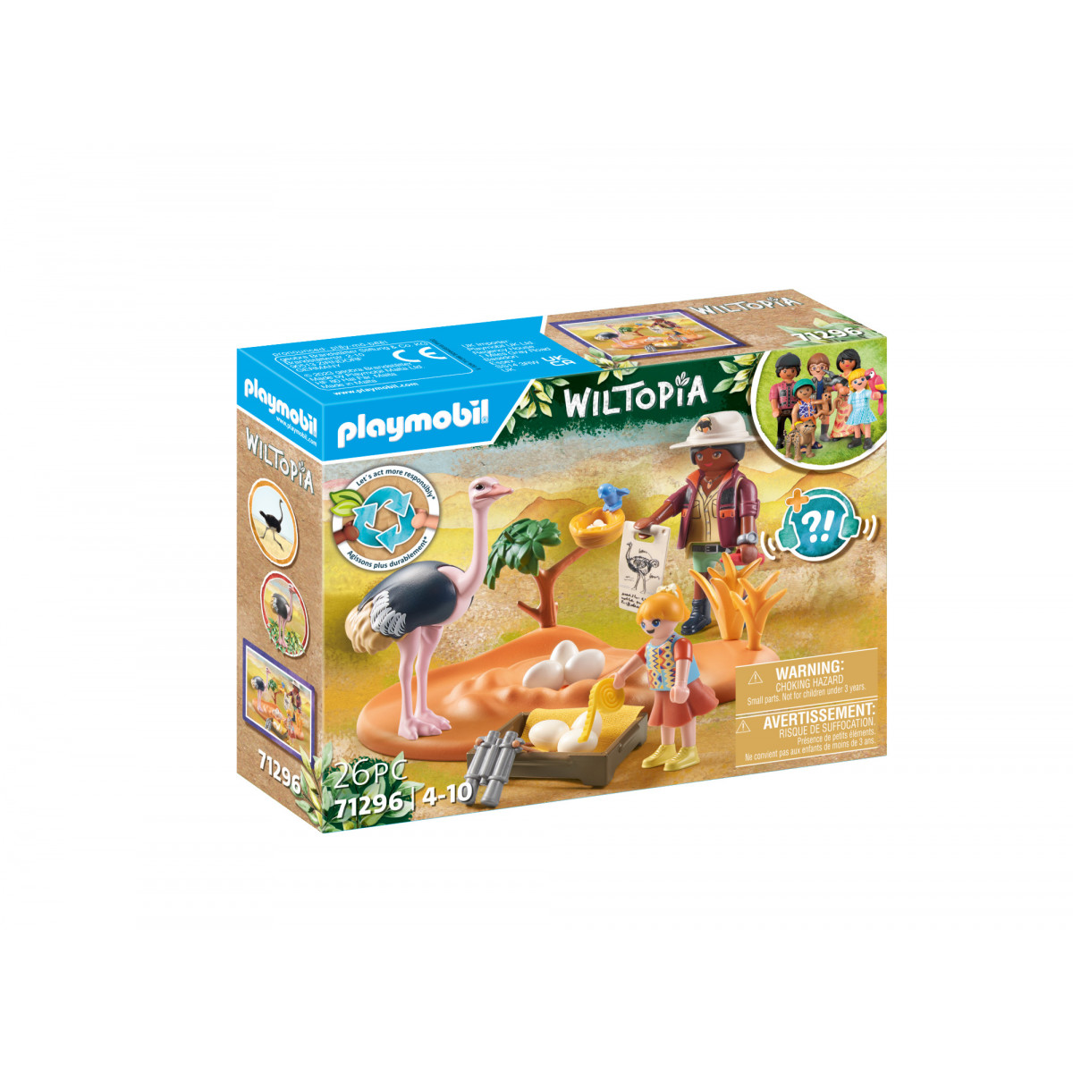 PLAYMOBIL 71296 Wiltopia   Zu Gast bei Papa Strauß