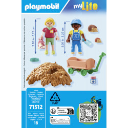 PLAYMOBIL 71512 Pflege der Igelfamilie